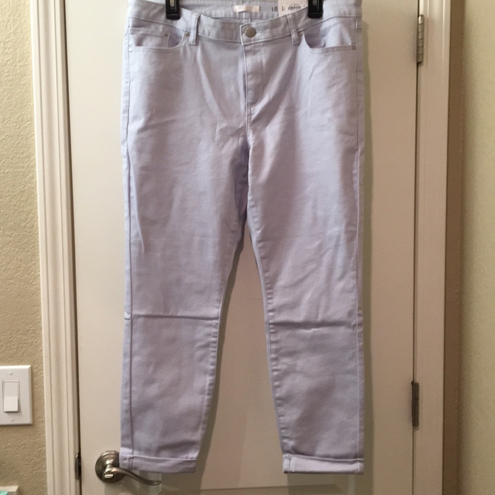 LC Cuffed Skinny Ankle Jeans